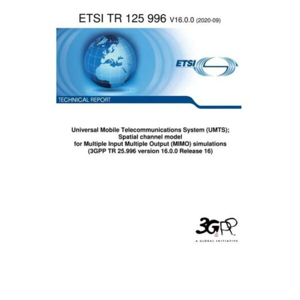 ETSI TR 125 996