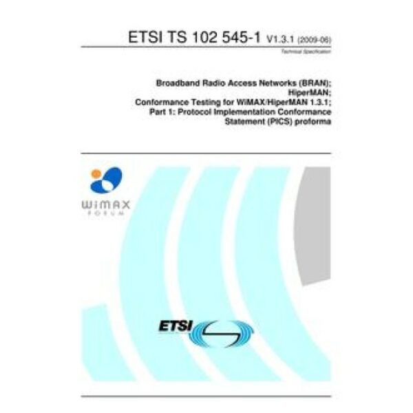 ETSI TS 102 545-1