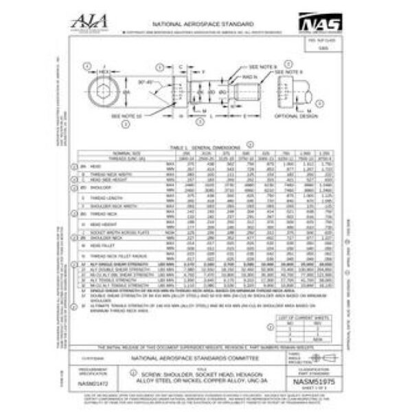 AIA NASM51975