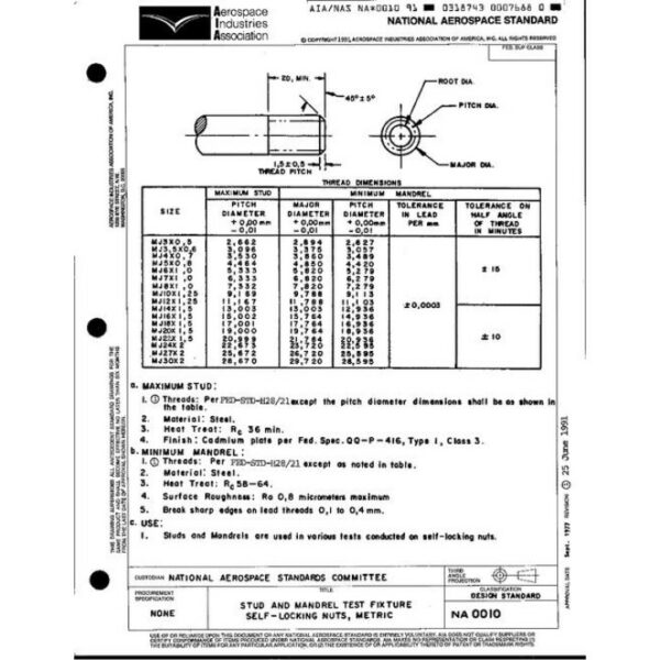 AIA NA0010