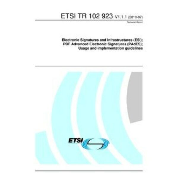 ETSI TR 102 923