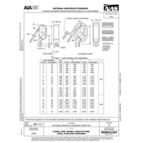 AIA NASM21334