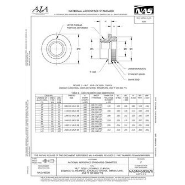 AIA NASM45938/6