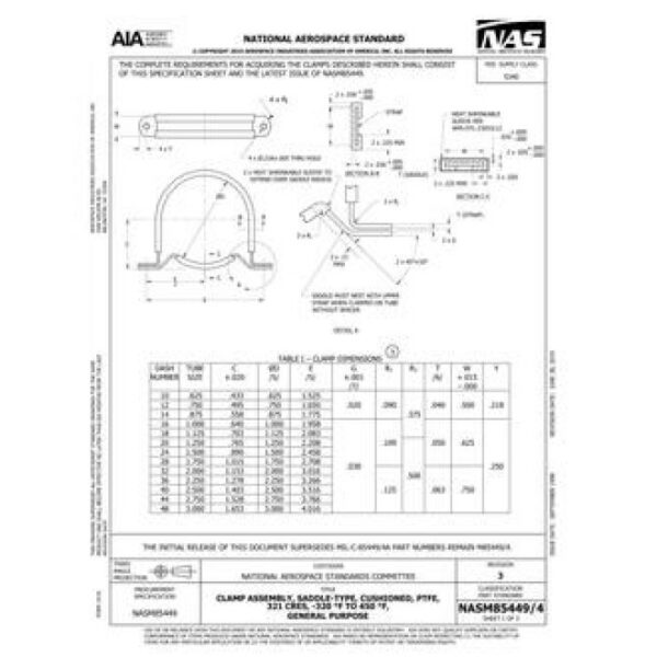 AIA NASM85449/4