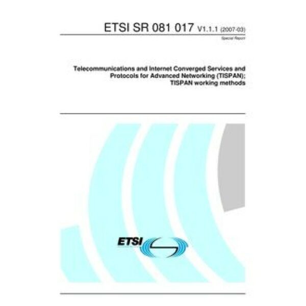 ETSI SR 081 017