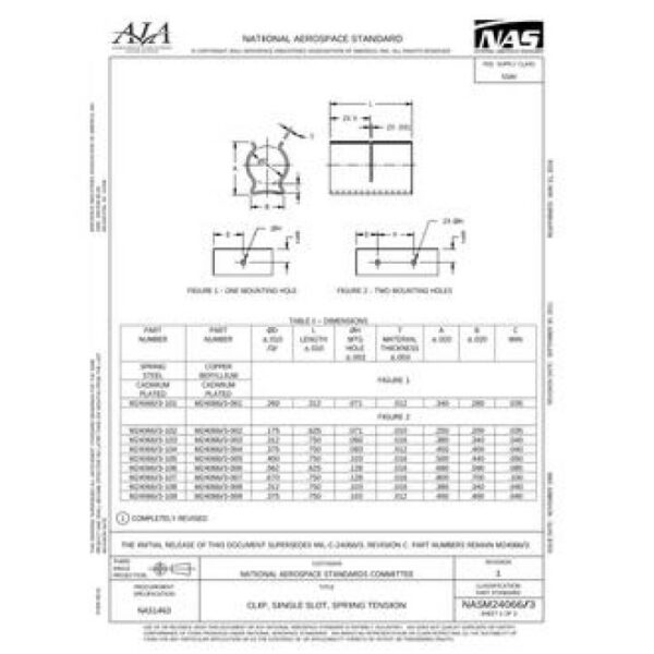 AIA NASM24066/3