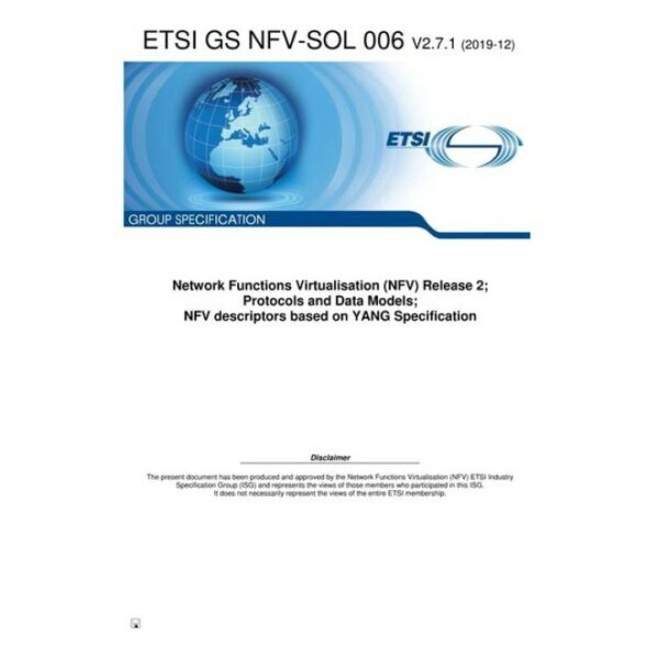 ETSI GS NFV-SOL 006