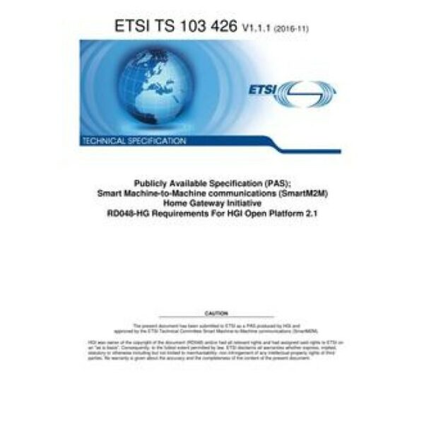 ETSI TS 103 426