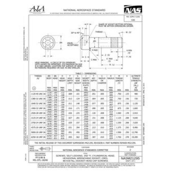 AIA NASM21295