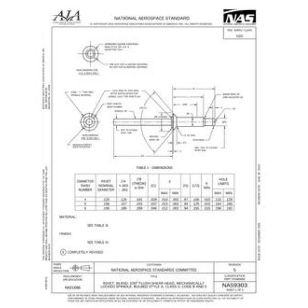 AIA NAS9303