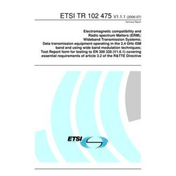 ETSI TR 102 475