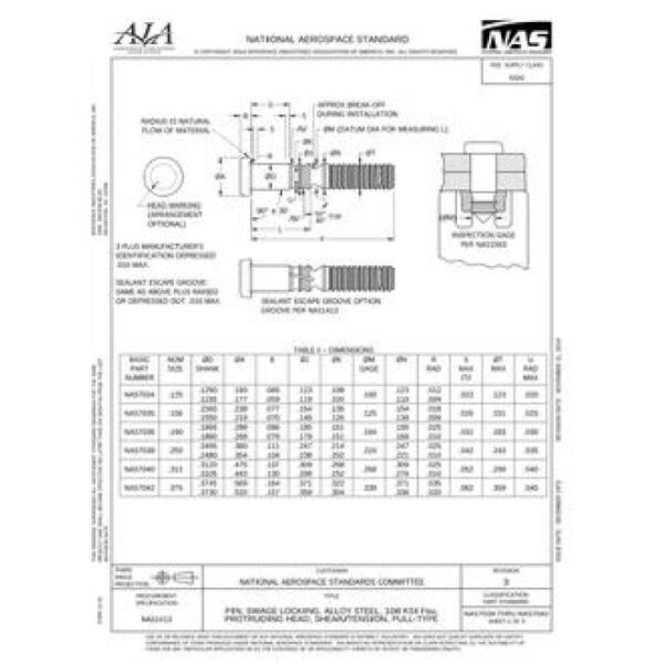 AIA NAS7034-7042