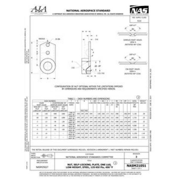 AIA NASM21051