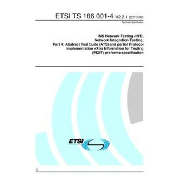 ETSI TS 186 001-4