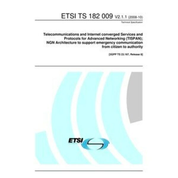 ETSI TS 182 009