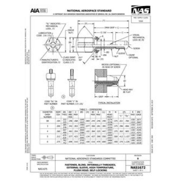 AIA NAS1672