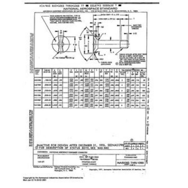 AIA NAS1083-1088