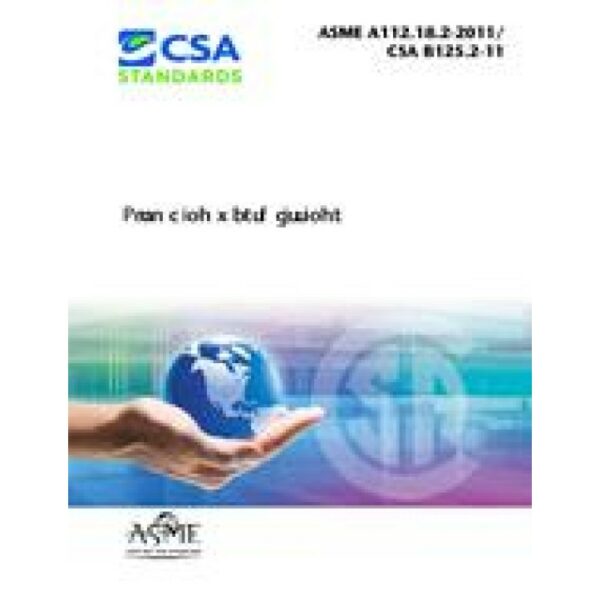 CSA B125.2-11/ASME A112.18.2-2011