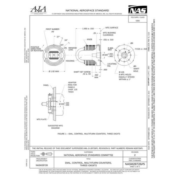 AIA NASM28728/5