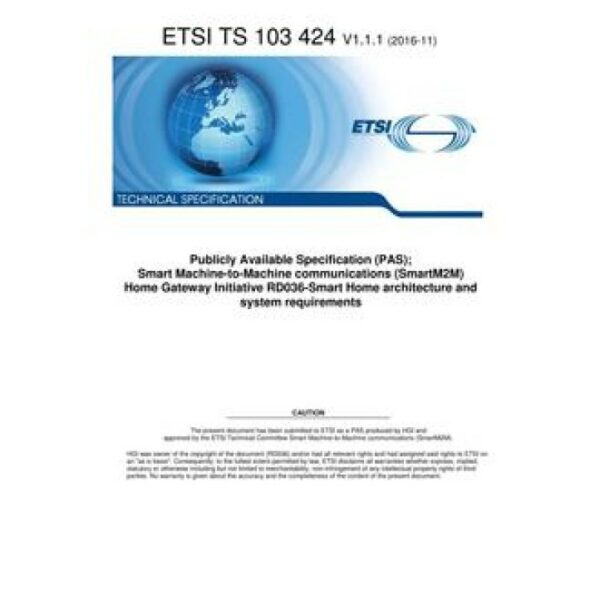 ETSI TS 103 424