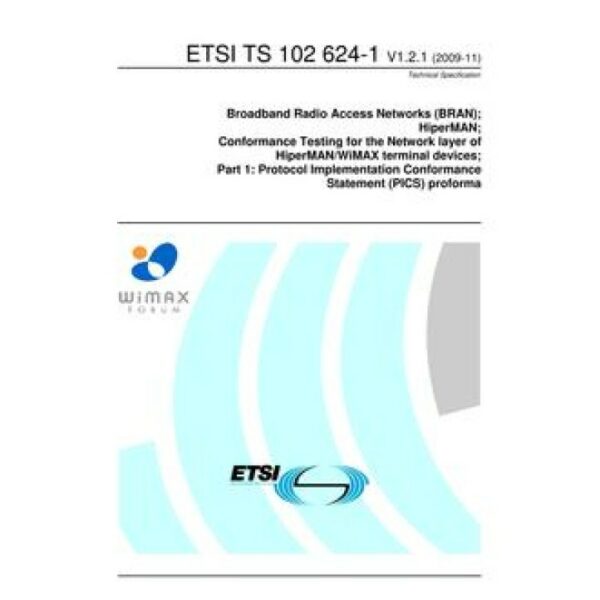 ETSI TS 102 624-1