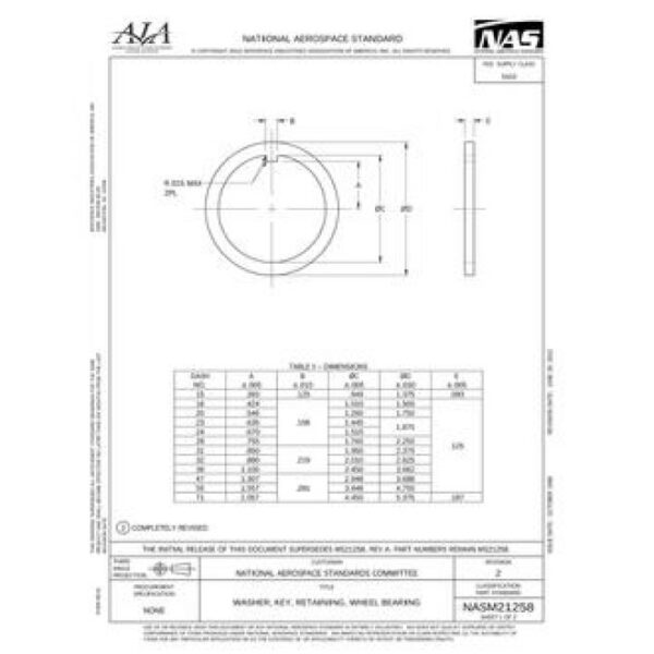 AIA NASM21258