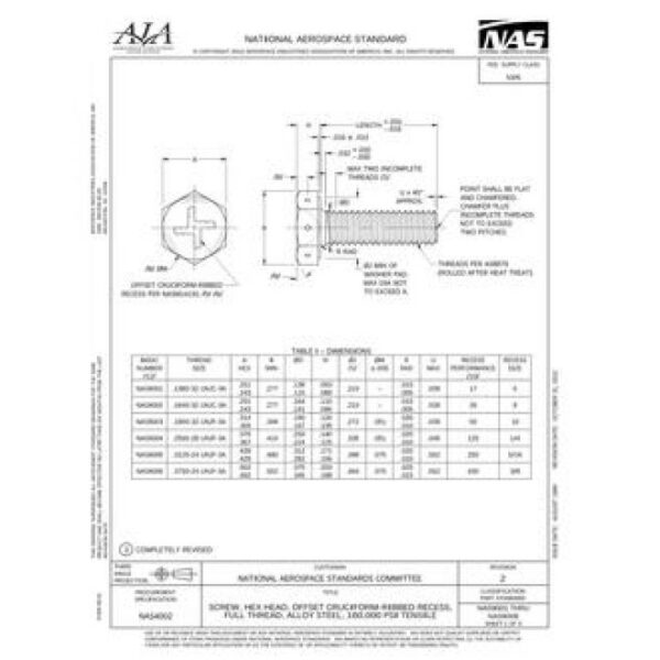 AIA NAS9001-9006