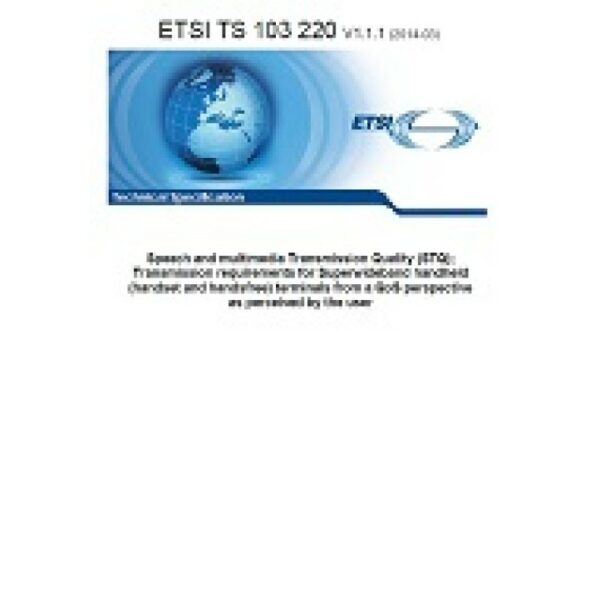 ETSI TS 103 220