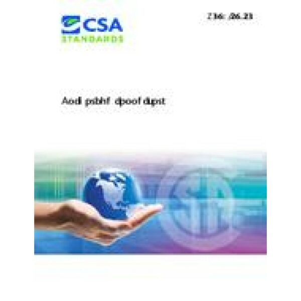 CSA Z259.15-12 (R2016)