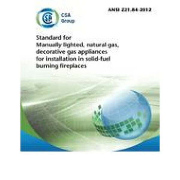 CSA ANSI Z21.84-2012