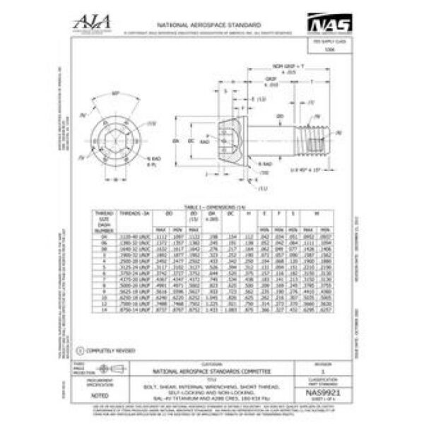 AIA NAS9921