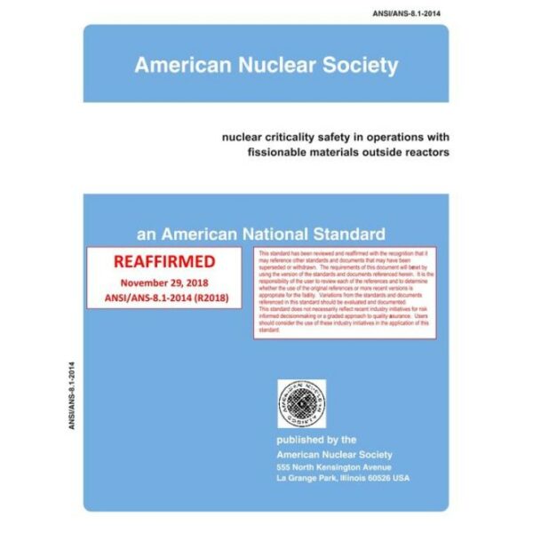 Nuclear Criticality Safety Standards Bundle