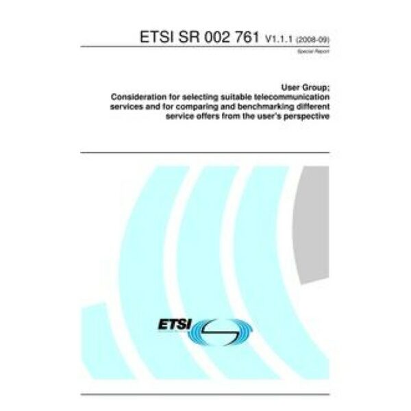 ETSI SR 002 761