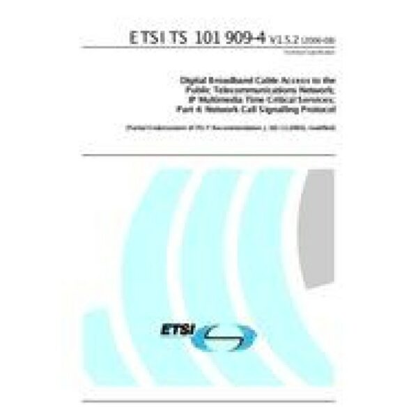 ETSI TS 101 909-4