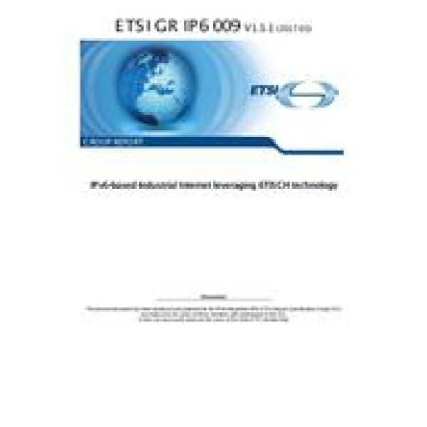 ETSI GR IP 600-9