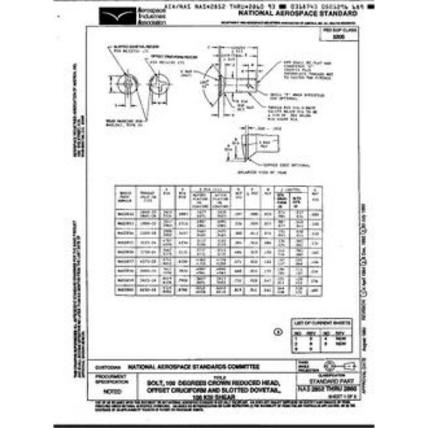 AIA NAS2852-2860