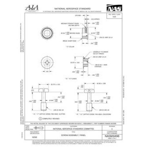 AIA NASM3498