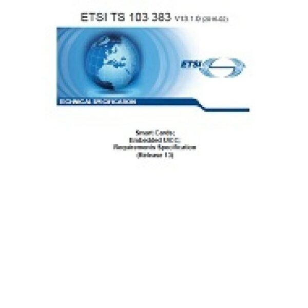 ETSI TS 103 383