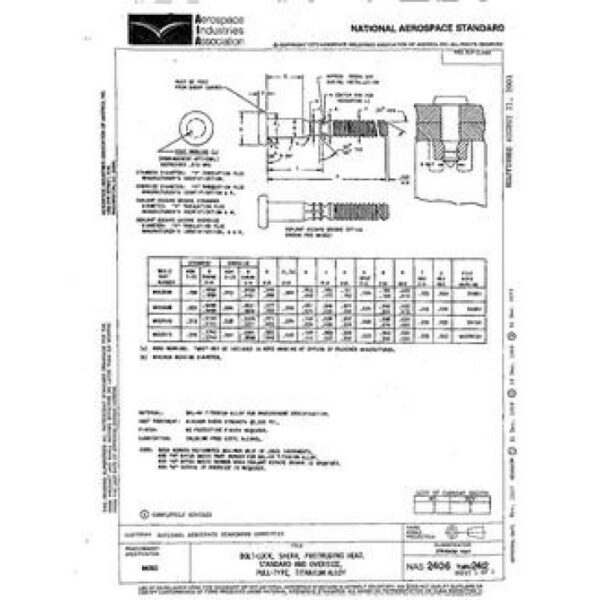 AIA NAS2406-2412