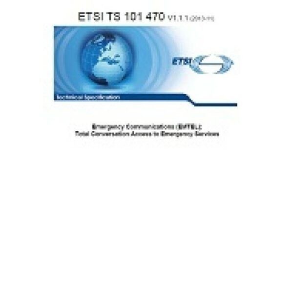 ETSI TS 101 470