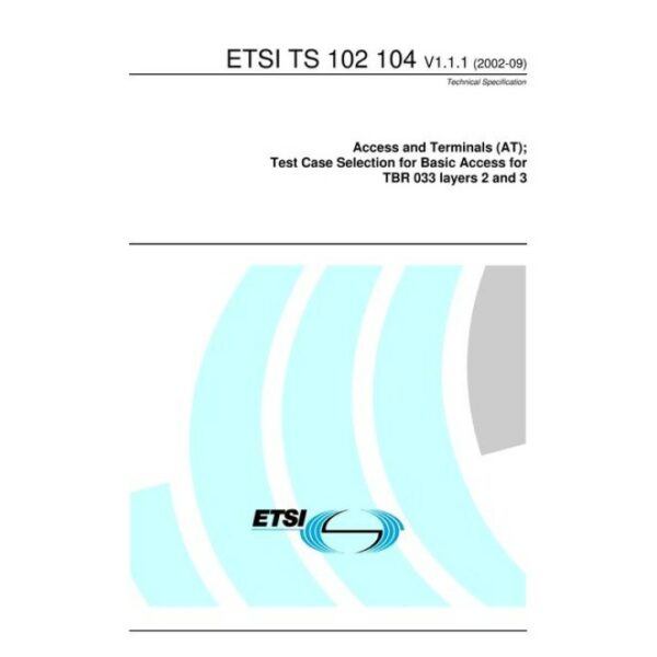 ETSI TS 102 104