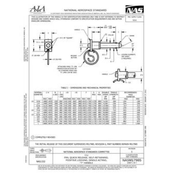 AIA NASM17985