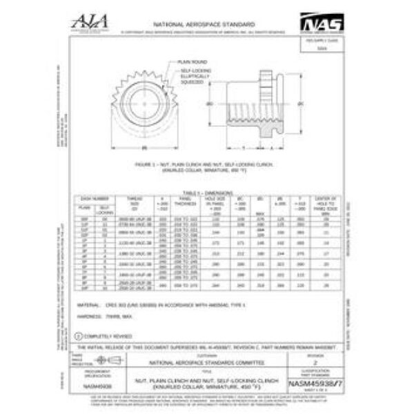 AIA NASM45938/7