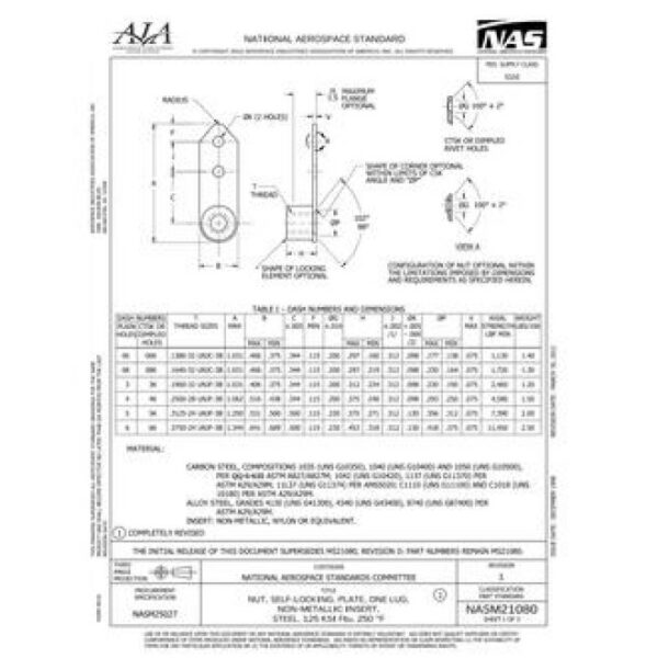 AIA NASM21080