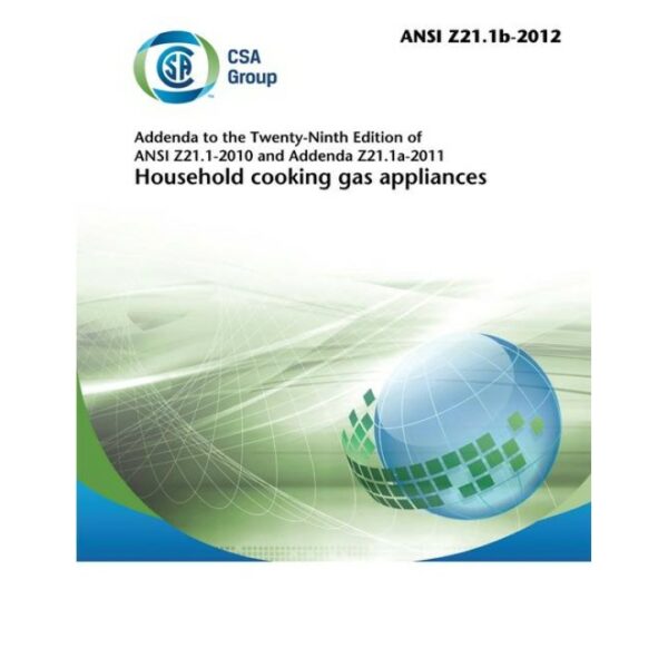 CSA ANSI Z21.1b-2012