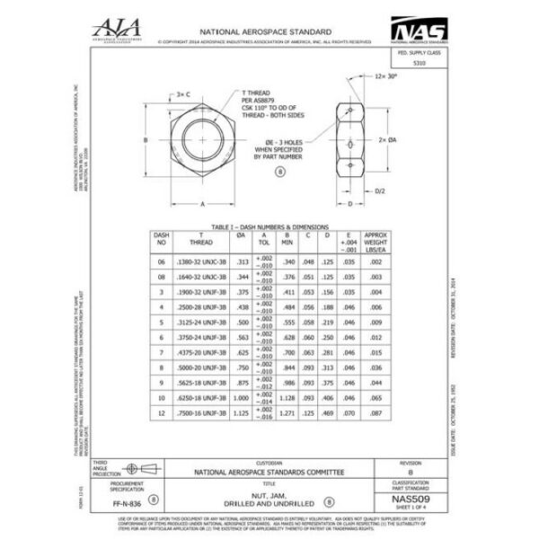 AIA NAS509