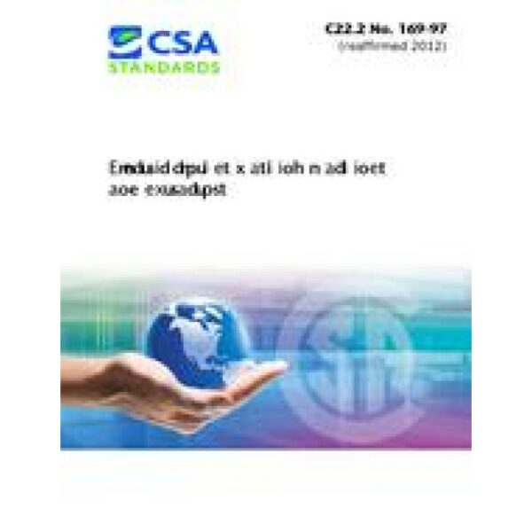 CSA C22.2 NO. 169-97 (R2012)