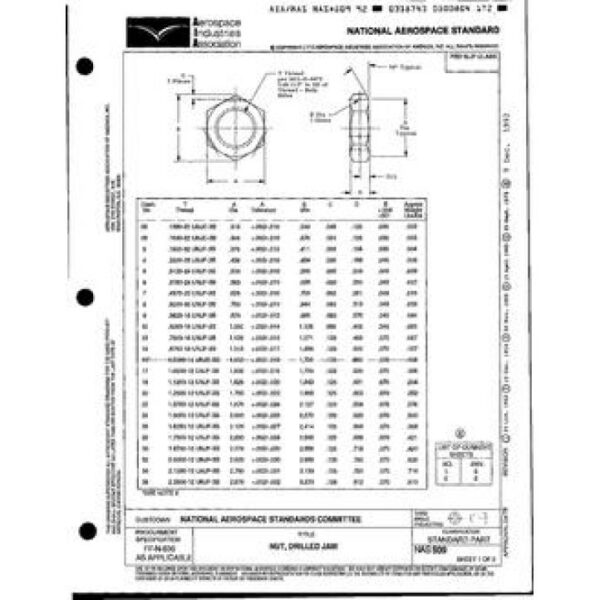 AIA NAS509