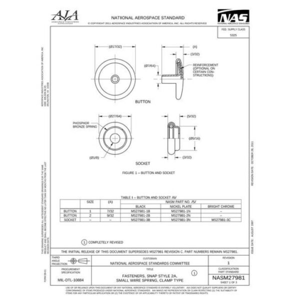 AIA NASM27981