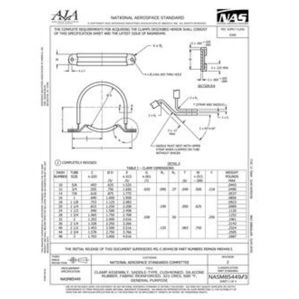 AIA NASM85449/3